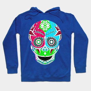 skull in candy tattoo wrestling mask ecopop Hoodie